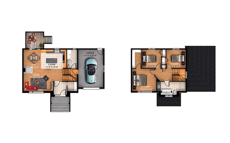 Plan Maison La Cahors 2