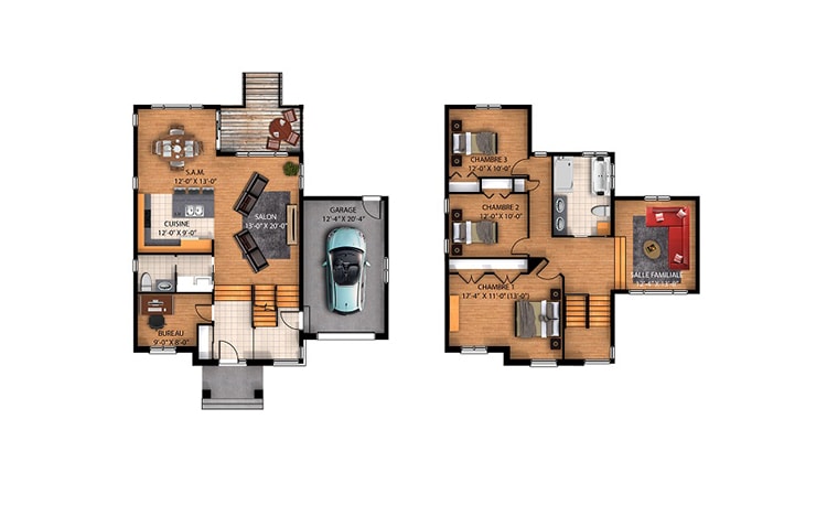 Plan Maison Le Toscane